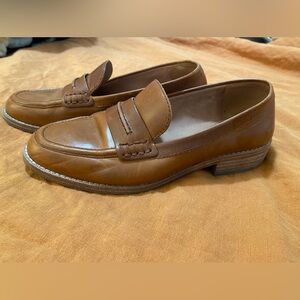 Madewell Women’s Elinor Dark Chestnut Leather Loafers 7.5